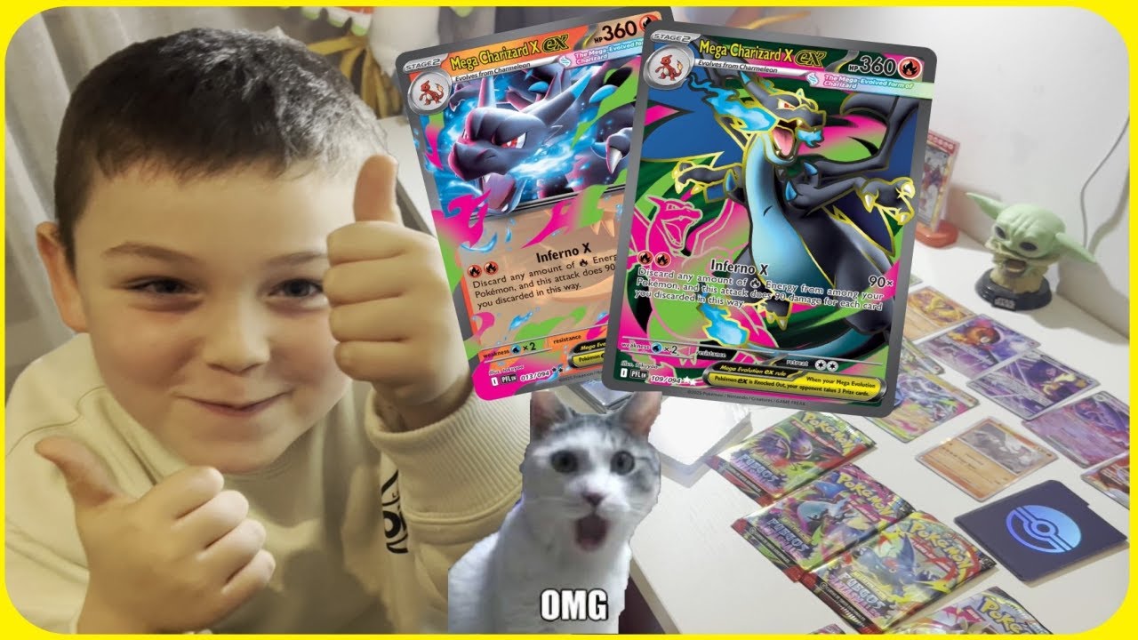 2 MEGA CHARIZARD X (ULTRA RARAS) EN 1 SOLA CAJA POKEMON TCG FUEGOS FANTASMALES