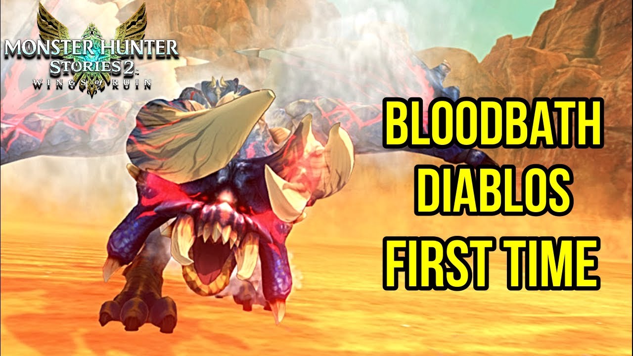 Monster Hunter Stories 2 Elder's Lair Z8 - BLOODBATH DIABLOS Первый раз