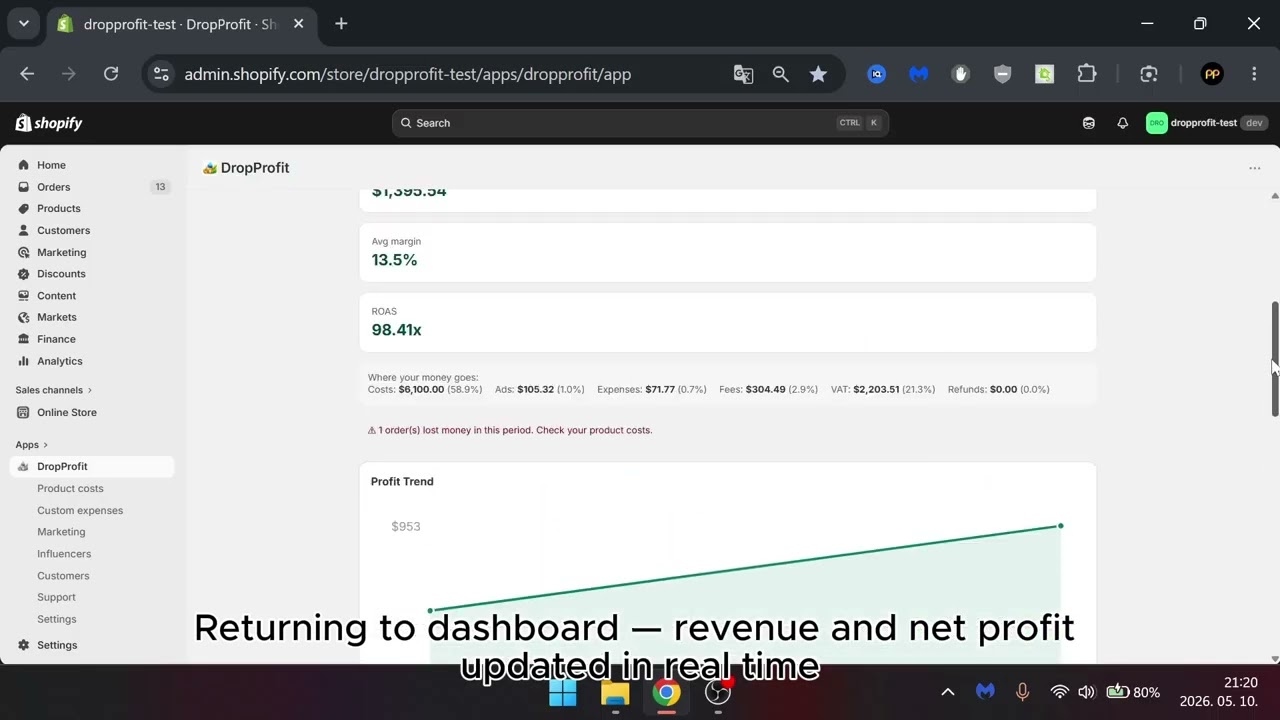 DropProfit: The Ultimate Shopify Profit Dashboard for Dropshippers