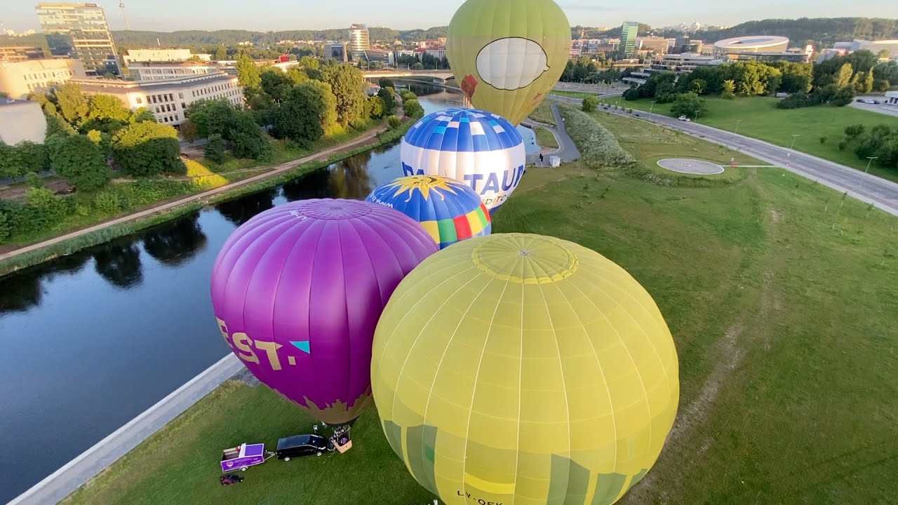 Hot Air Ballooning in Vilnius, Lithuania