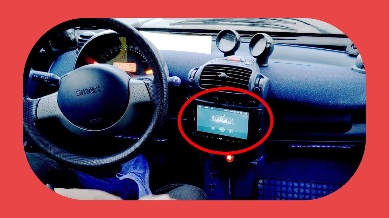 Doppel Din Radio in den Smart 450 | Blende bauen + Einbau
