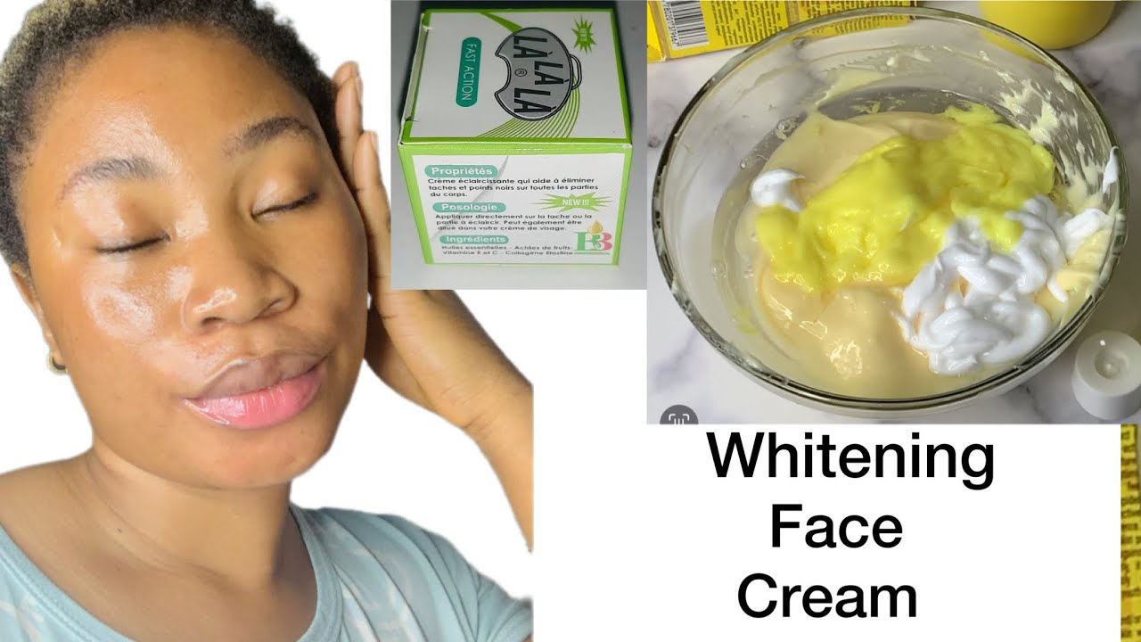 How to perfectly promix a whitening face cream for a smooth and glowing skin