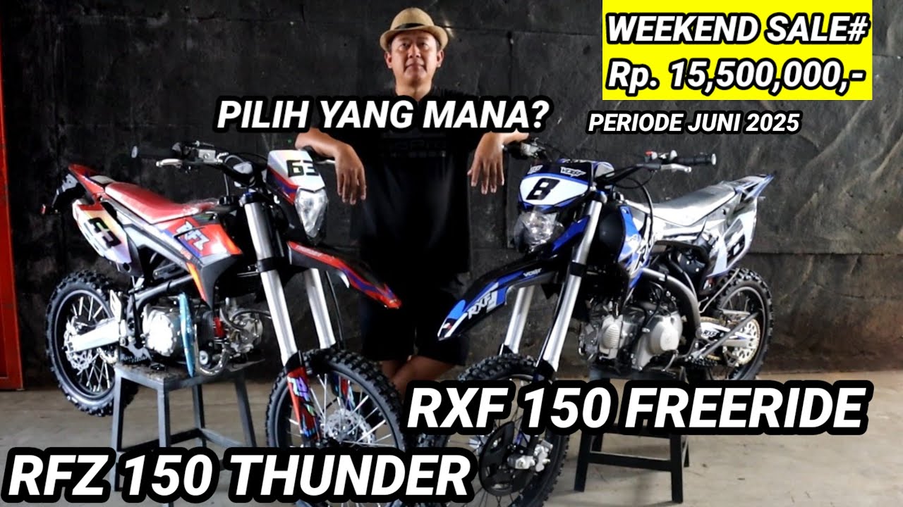 RFZ 150 THUNDER Vs RXF 150 FREERIDE WEEKEND SALE 