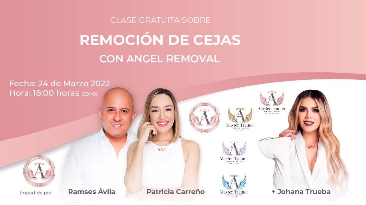 Clase Gratuita sobre remoción de cejas con angel removal | Beauty Angels Academy Latino