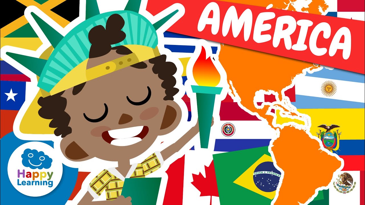 CURIOSIDADES DE AMÉRICA | Historia para Niños | Happy Learning 🇦🇷🇲🇽🇺🇸🇨🇦