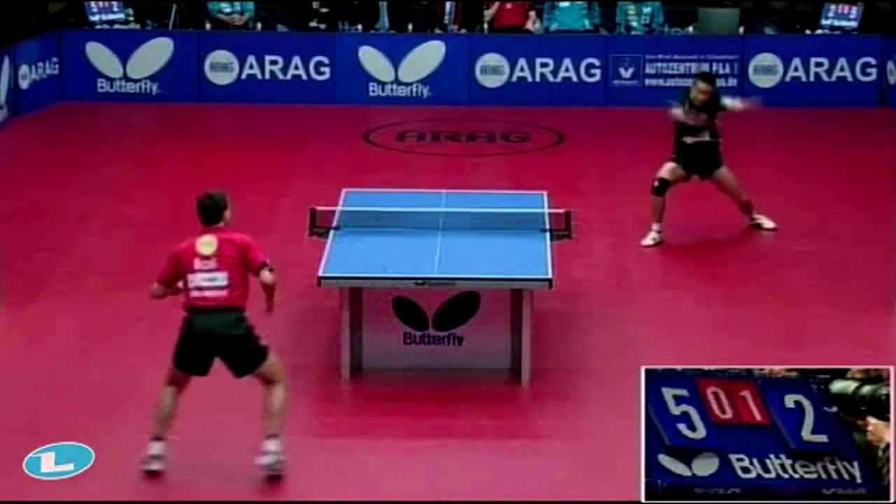 Timo Boll Vs Chen Tianyuan ETTU 2012 Table Tennis