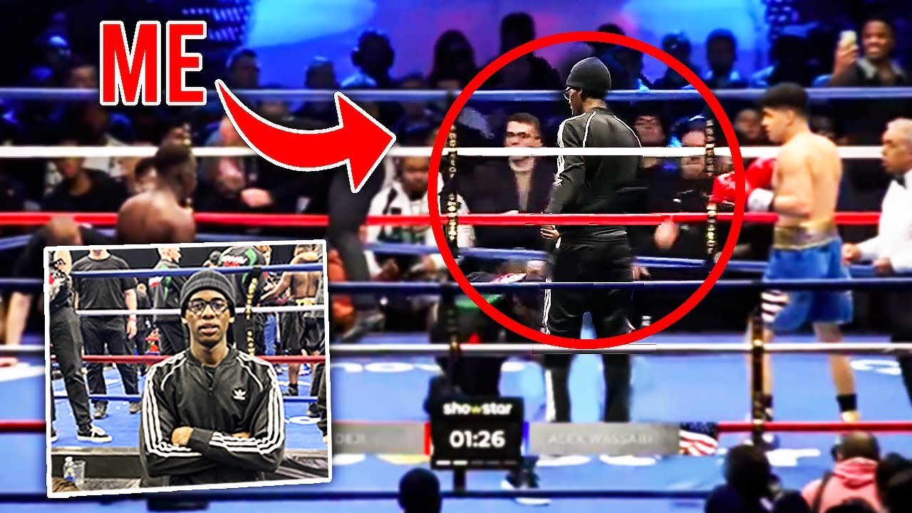 Sneaking Into Deji VS Alex Wassabi Boxing Match