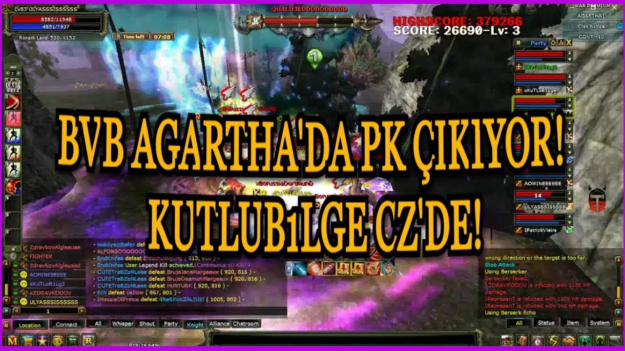 BvB Agartha'da PK Çıkıyor! l KUTLUB1LGE CZ'DE l Knight Online