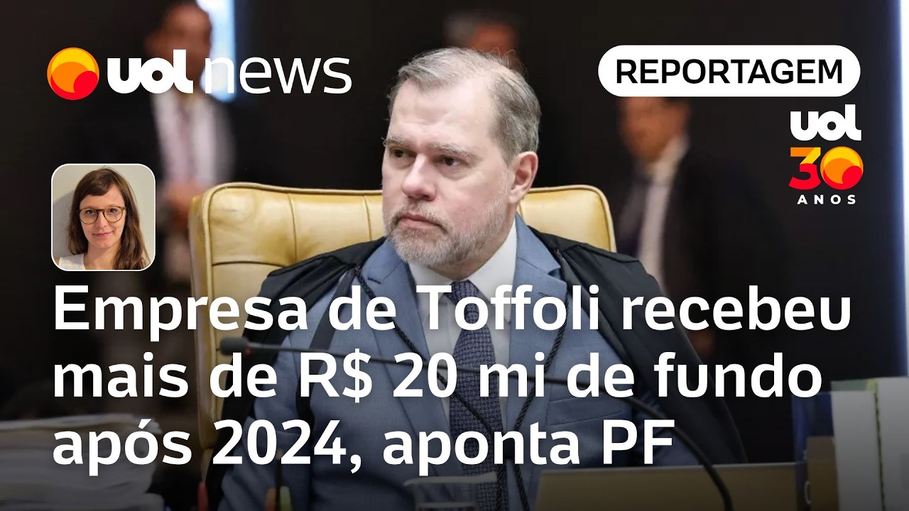 Empresa de Toffoli recebeu mais de R$ 20 mi de fundo após 2024, aponta PF | Natália Portinari