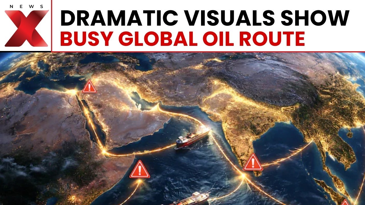 Oman Coastline View Ships: Vessels Seen Navigating Strait of Hormuz Waters as Viewed from Oman Coast