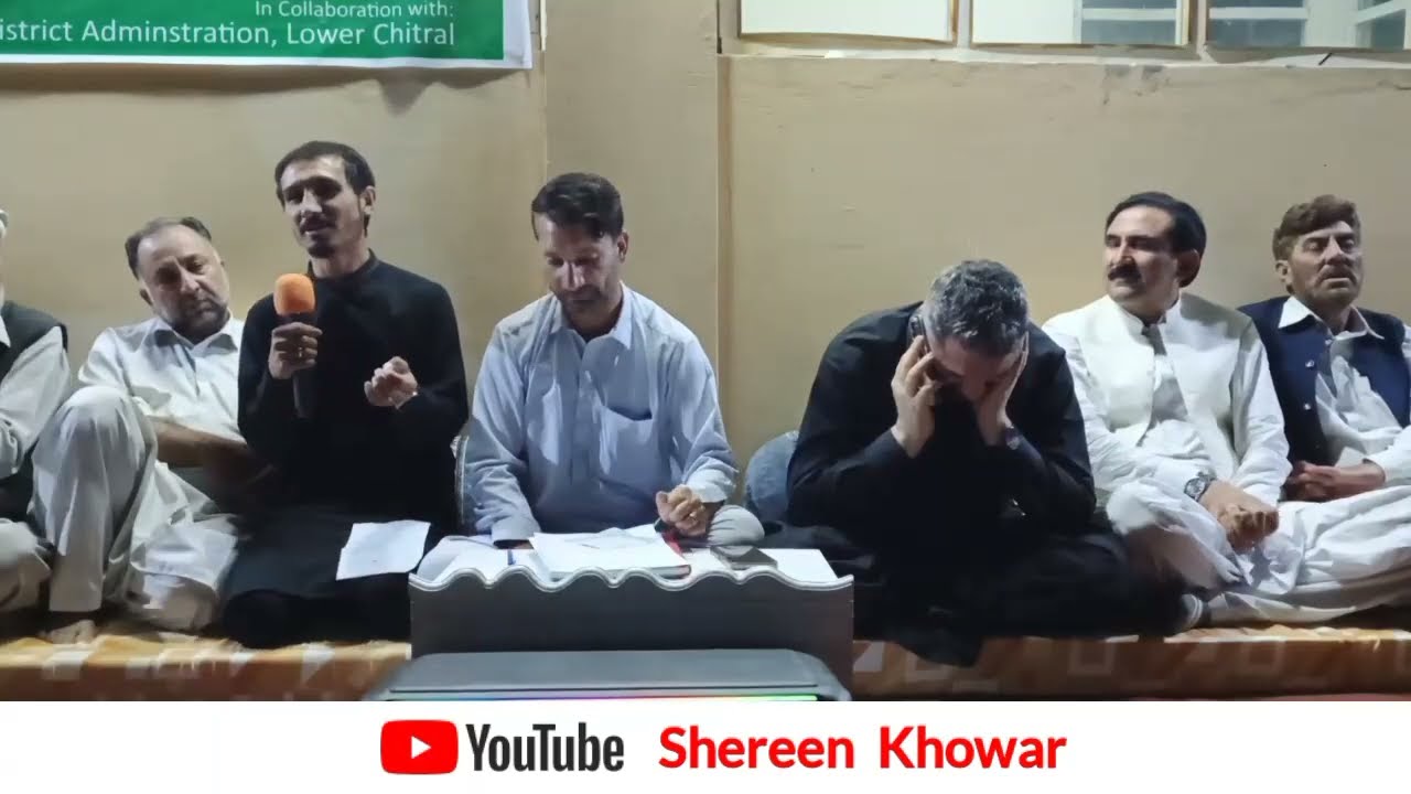 Khowar Mehfil e Mushaira | Umar Khiyal Chitrali poetry | #khowarpoetry #khowarmushaira #poetry