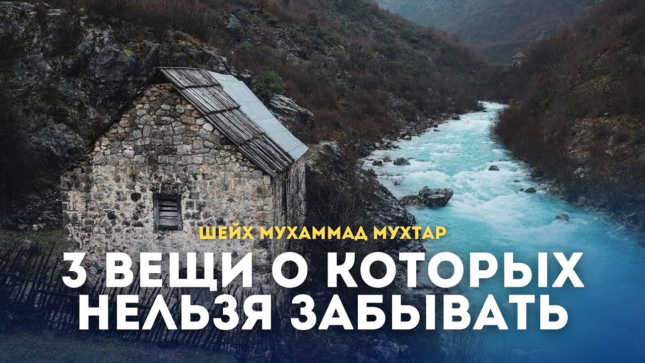 Три вещи о которых нельзя забывать / Шейх Мухаммад Мухтар Кяхулайский (на русском) /Ar-Risala
