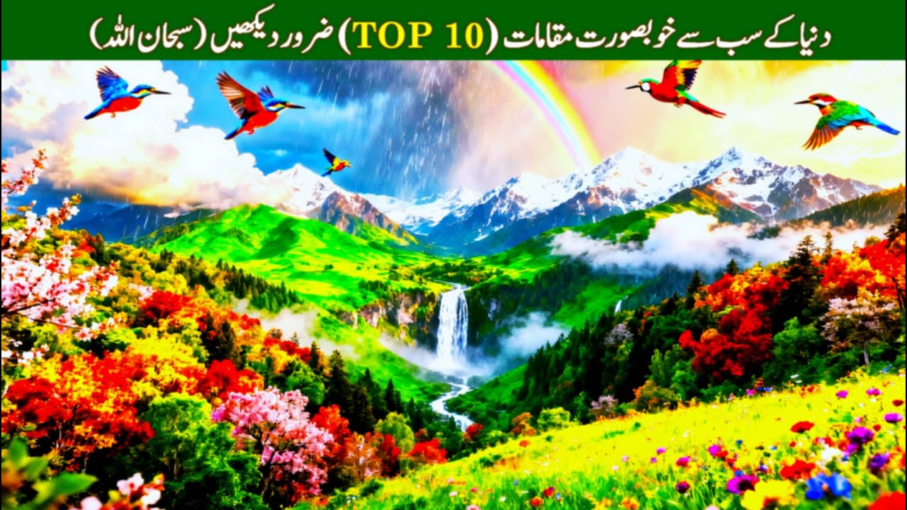 10 Most Beautiful Places in the World | ASMR Nature Beauty 