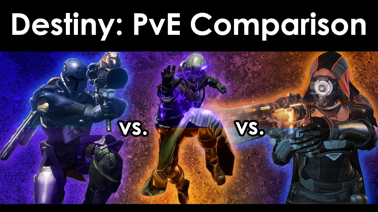Destiny Beta: Warlock vs. Titan vs. Hunter All Subclasses - PvE Class Comparison