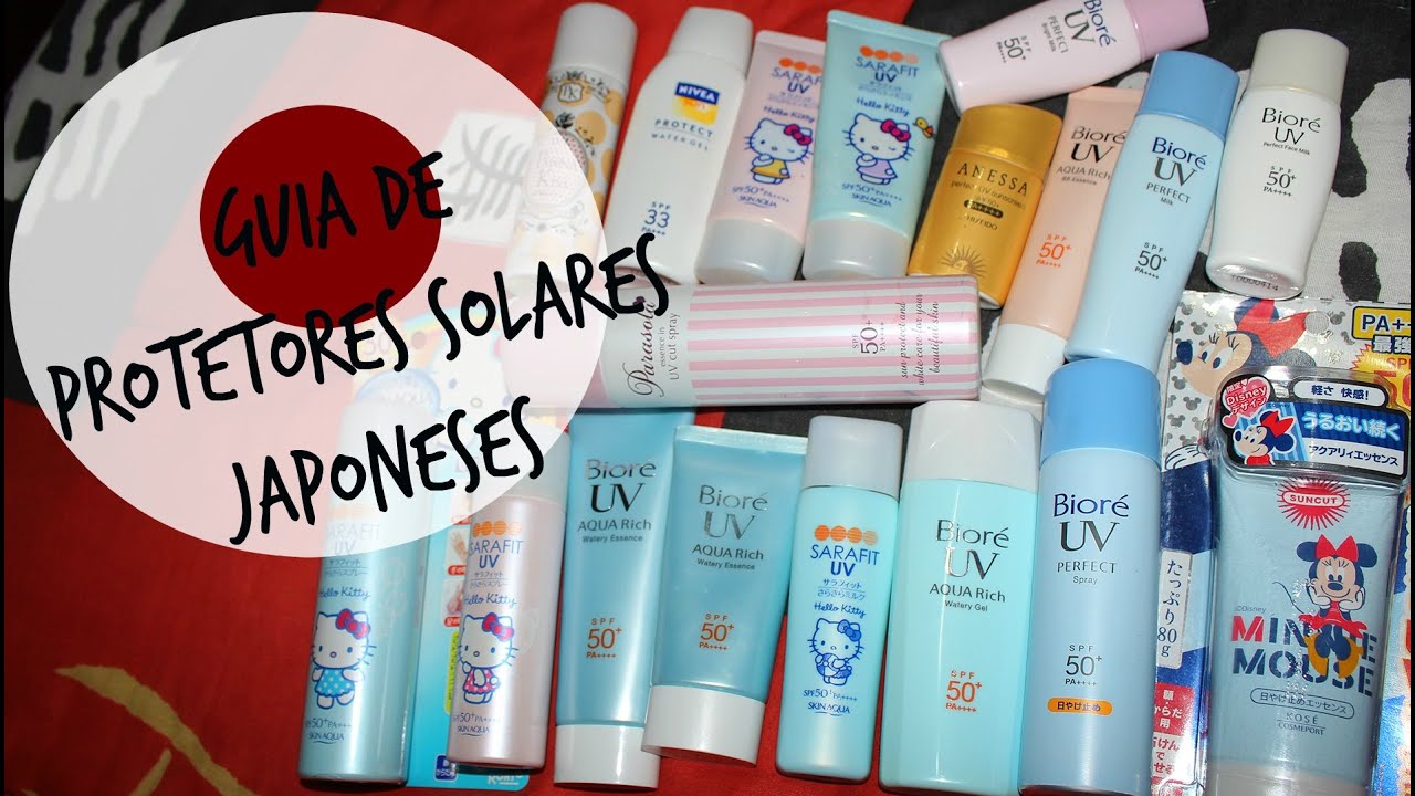 Guia de Protetores Solares Japoneses
