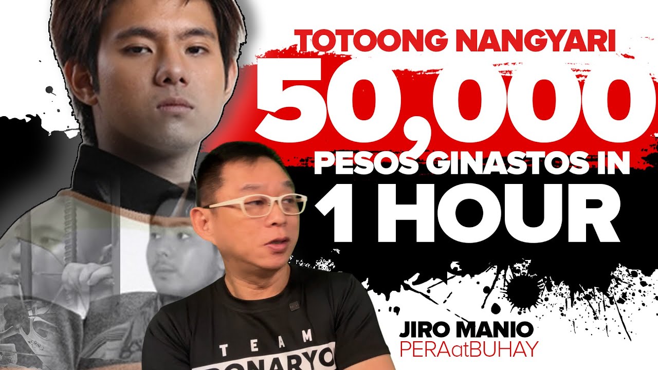 Totoong Nangyari 50,000 Pesos Ginastos In 1Hour | Jiro Manio Story