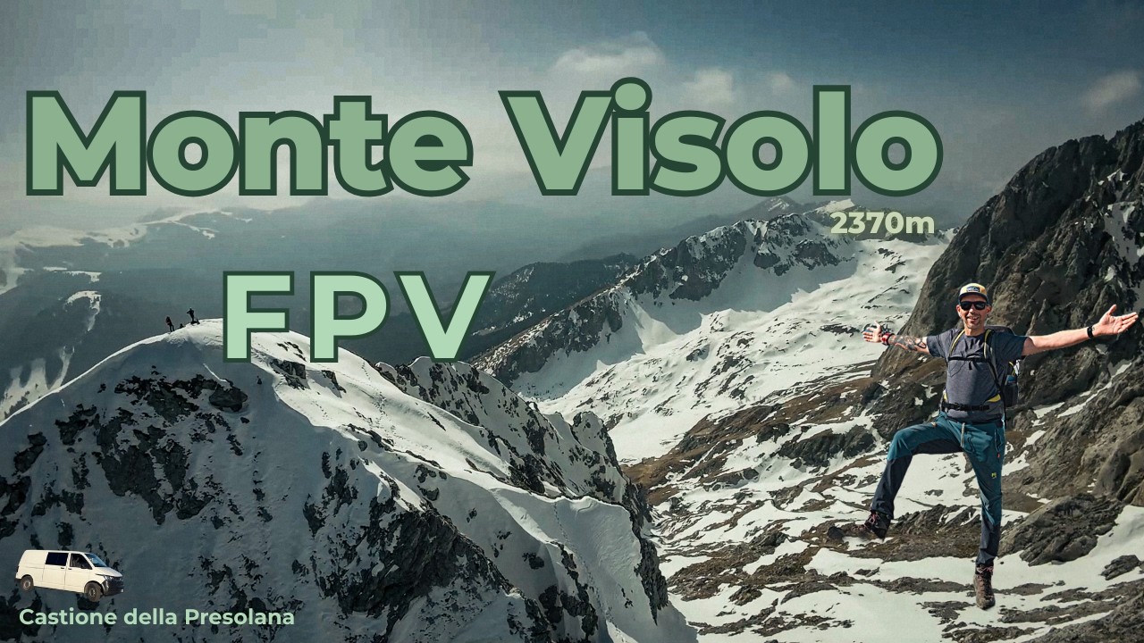 MONTE VISOLO-Canale Ovest .Ascesa Alpinistica+Volo FPV