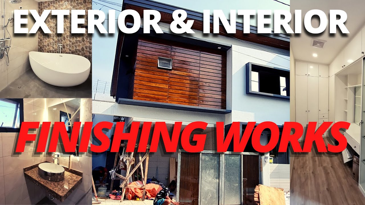 VLOG #39 EXTERIOR AND INTERIOR FINISHING WORKS || Life on Site