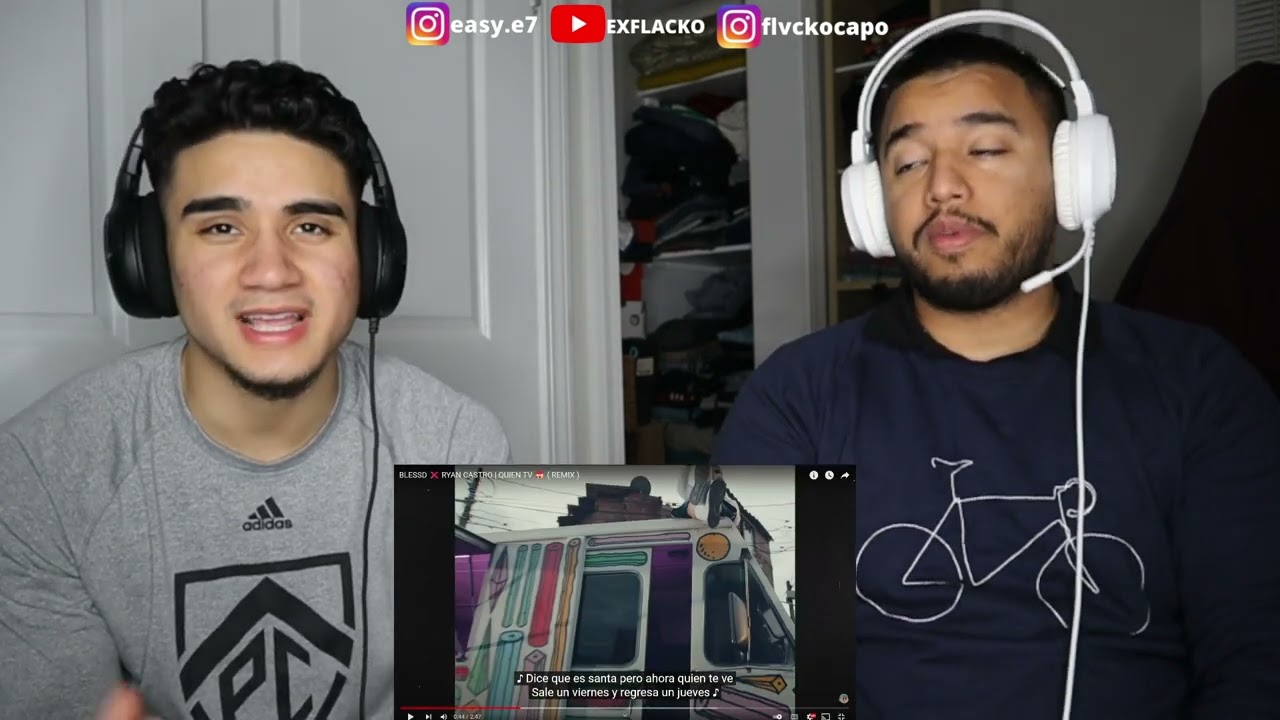 BLESSD ❌ RYAN CASTRO | QUIEN TV 🥵 ( REMIX ) | REACTION 🇨🇴🔥🔥
