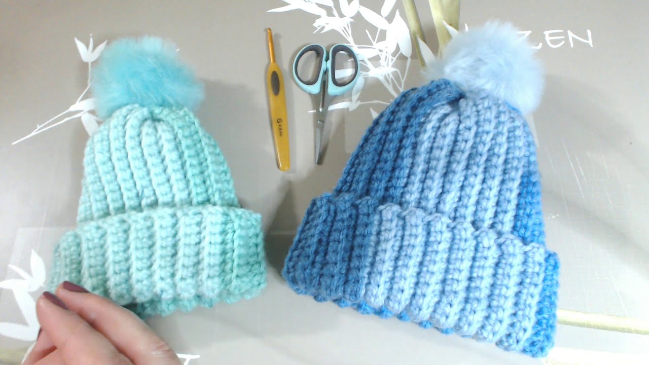 TUTO FACILE BONNET CROCHET TOUTES TAILLES NAISSANCE ENFANT ADULTE