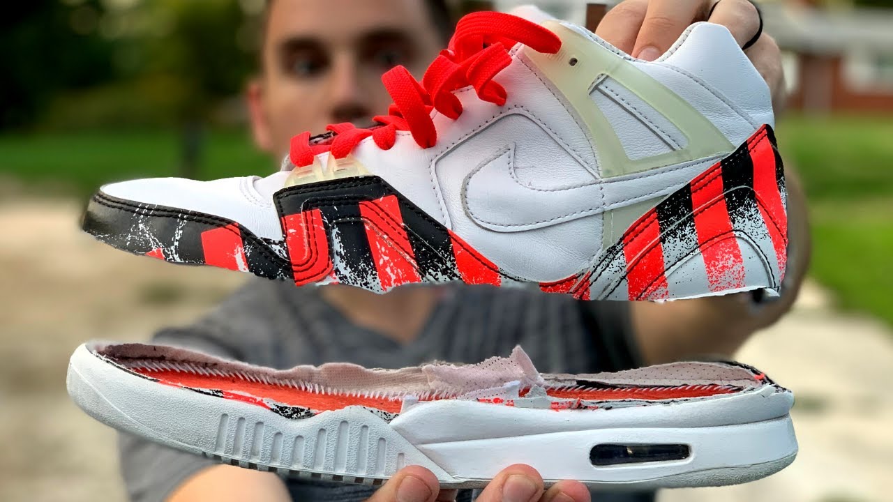 Nike Air Tech Challenge 2 TEARDOWN- What&rsquo;s Inside This CLASSIC Tennis Shoe? | Foot Doctor Review