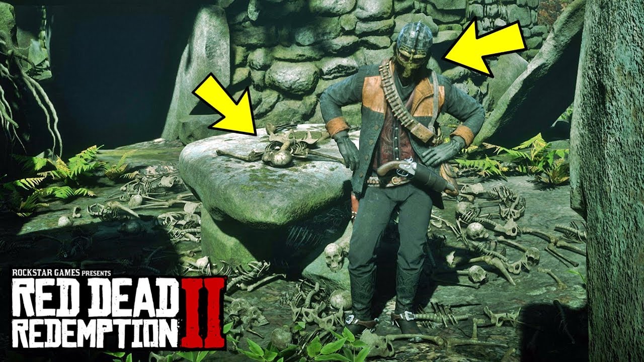 RED DEAD REDEMPTION 2 - VIKING HATCHET & HELMET EASTER EGGS (THE BEST SECRETS & EASTER EGGS)