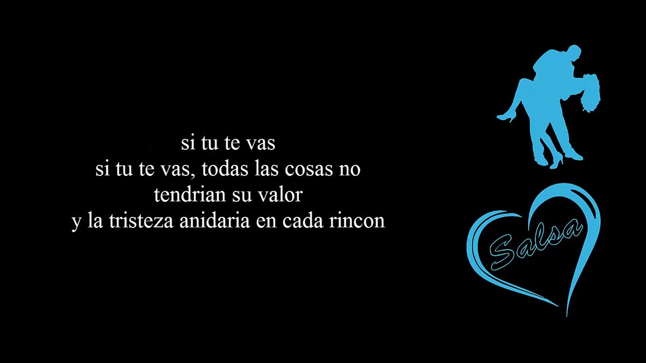 Quedate conmigo Orquesta La Sabrosura  Letra