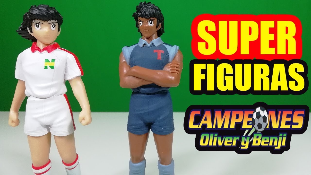¡Unboxing SUPERFIGURAS DE OLIVER ATOM Y MARK LENDERS! - Oliver y Benji - Capitán Tsubasa