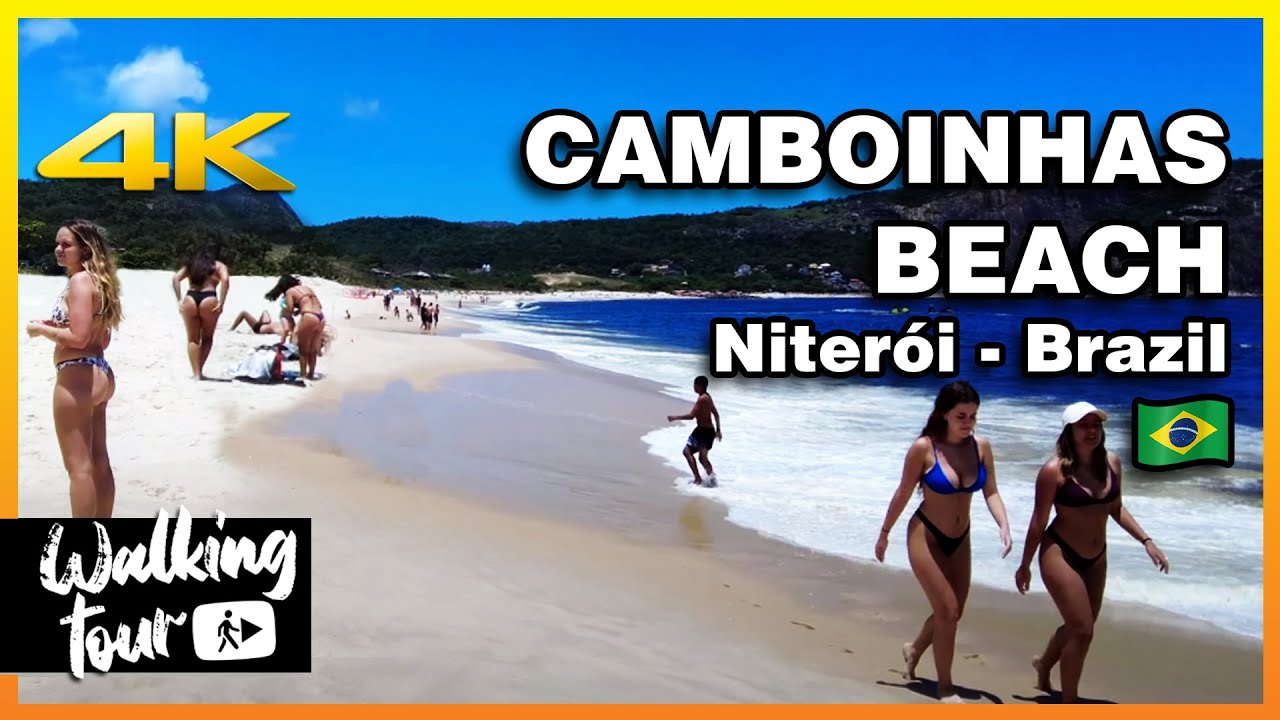 Camboinhas Beach Walking in Niteroi Brazil ✨
