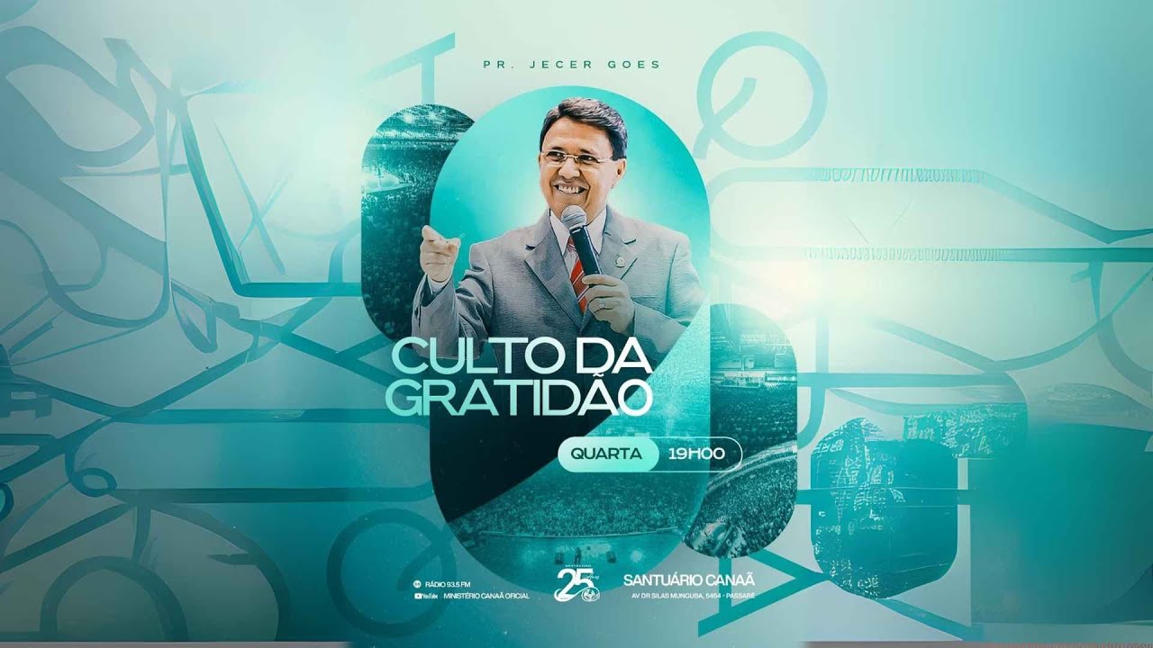 CONSELHO PARA UMA VIDA EXTRAORDIN&Aacute;RIA - PR. JECER GOES - 01/10/2025