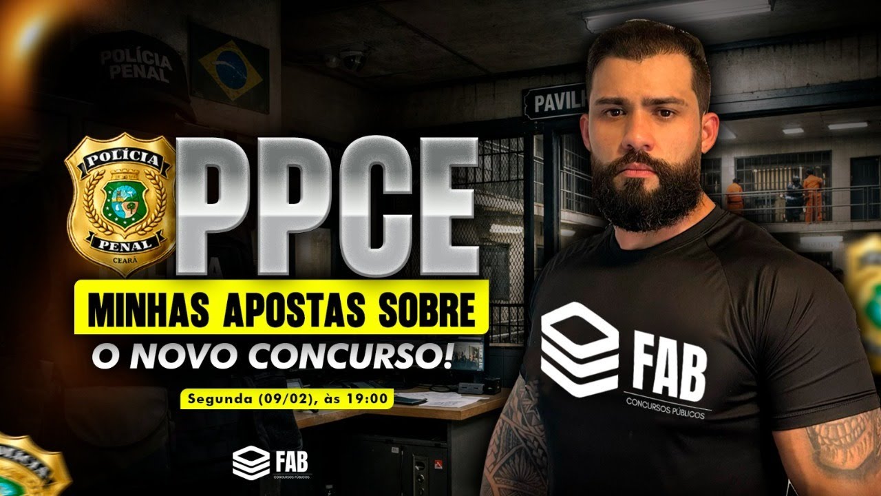 PPCE: MINHAS APOSTAS SOBRE O NOVO CONCURSO! | COM PROF. AYRES BARROS