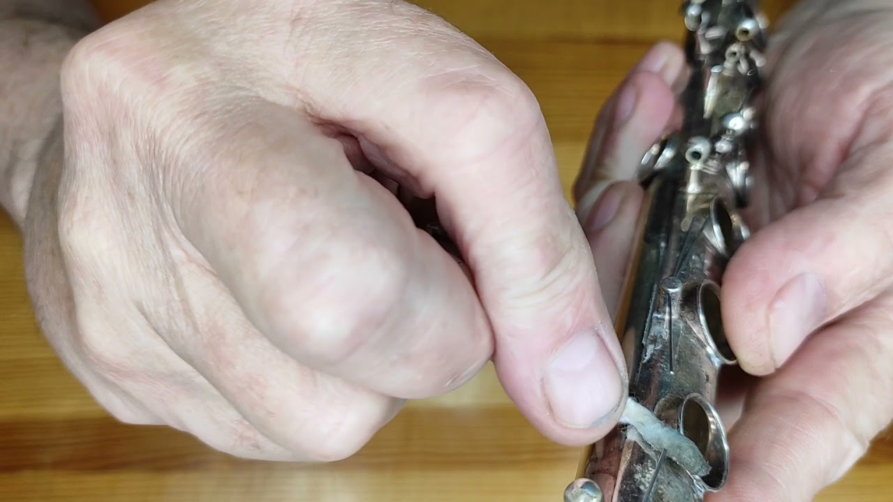 Чистка корпуса флейты в домашних условиях. Часть 1.