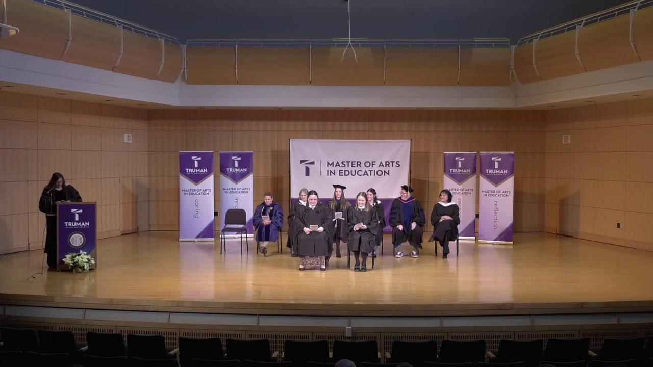 Master of Arts in Education Hooding Ceremony