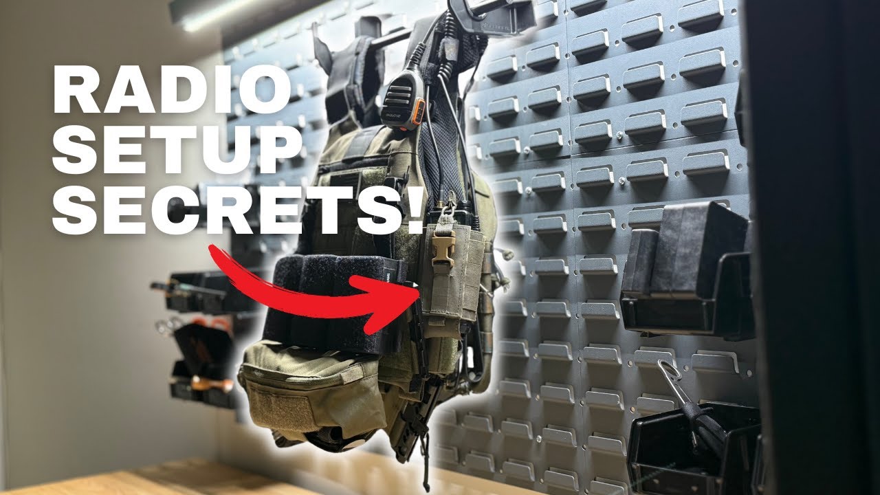 Radio Setup for Your Plate Carrier