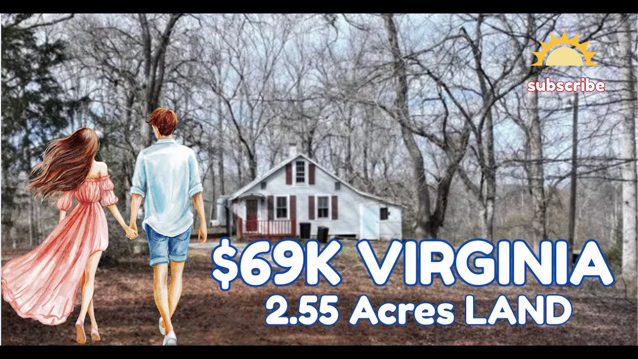 Looking 👀 for Low Price Real Estate in Virginia? $69k House w/2.55 Acres LAND