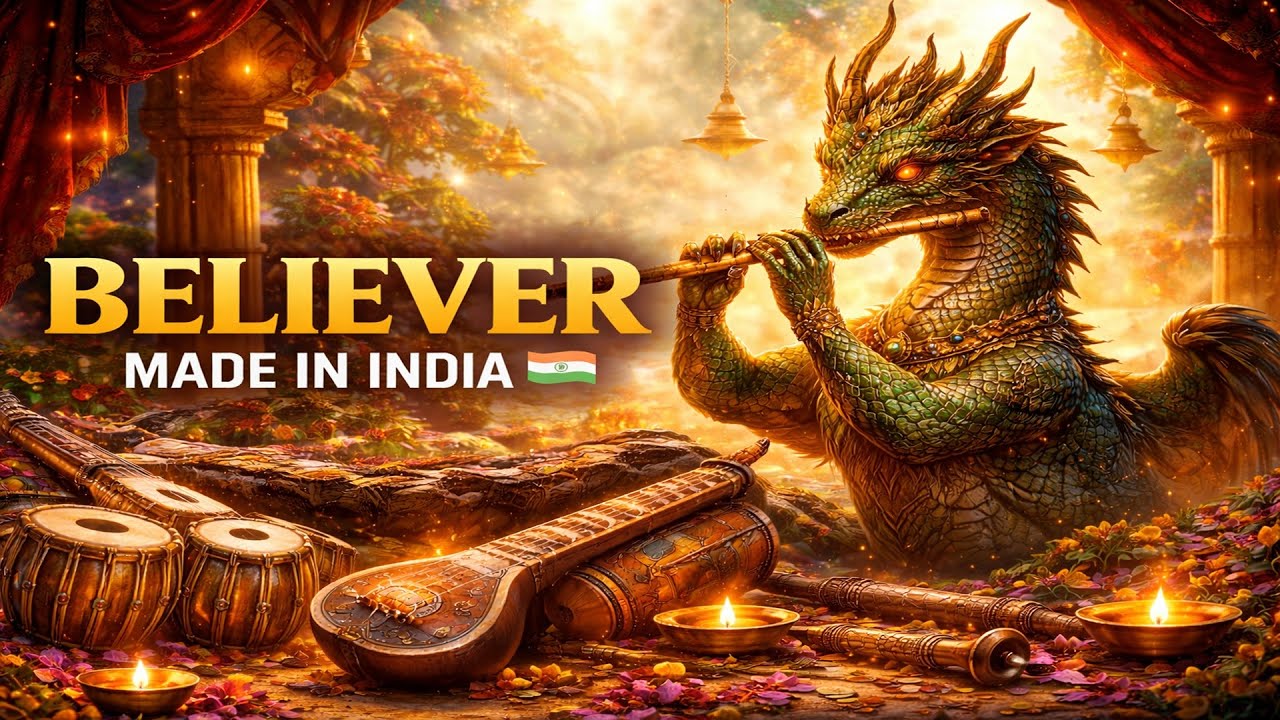 Believer – If It Was Made in India | Indian Fusion Cover | Power, Rhythm & Cinematic Fire