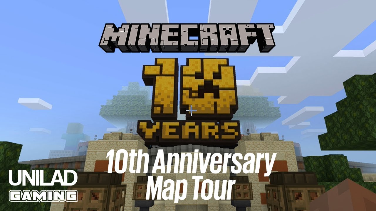 Minecraft 10th Anniversary Map Tour