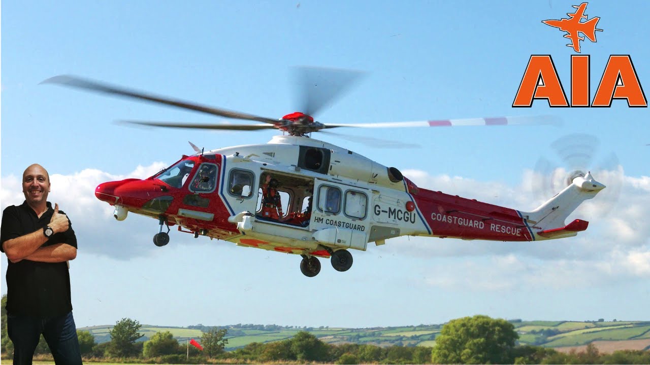 Watch This Helicopter's Epic Takeoff: Coastguard Style!