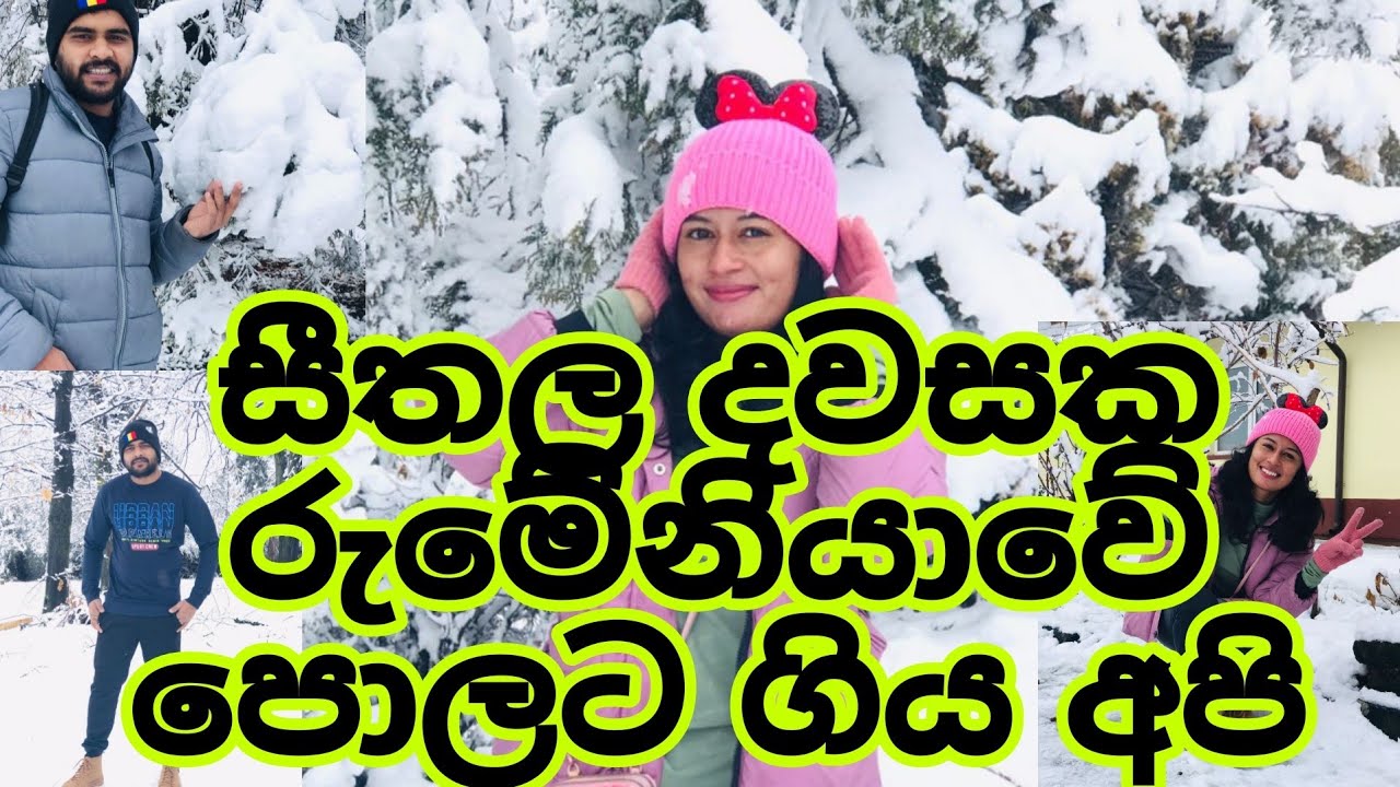 සීතලත් එක්ක රුමේනියාවේ 👍  ගෙවෙන තවත් දවසක් ❄ 😍Another cold day in Romania #රුමේනියා   #jordan #snow