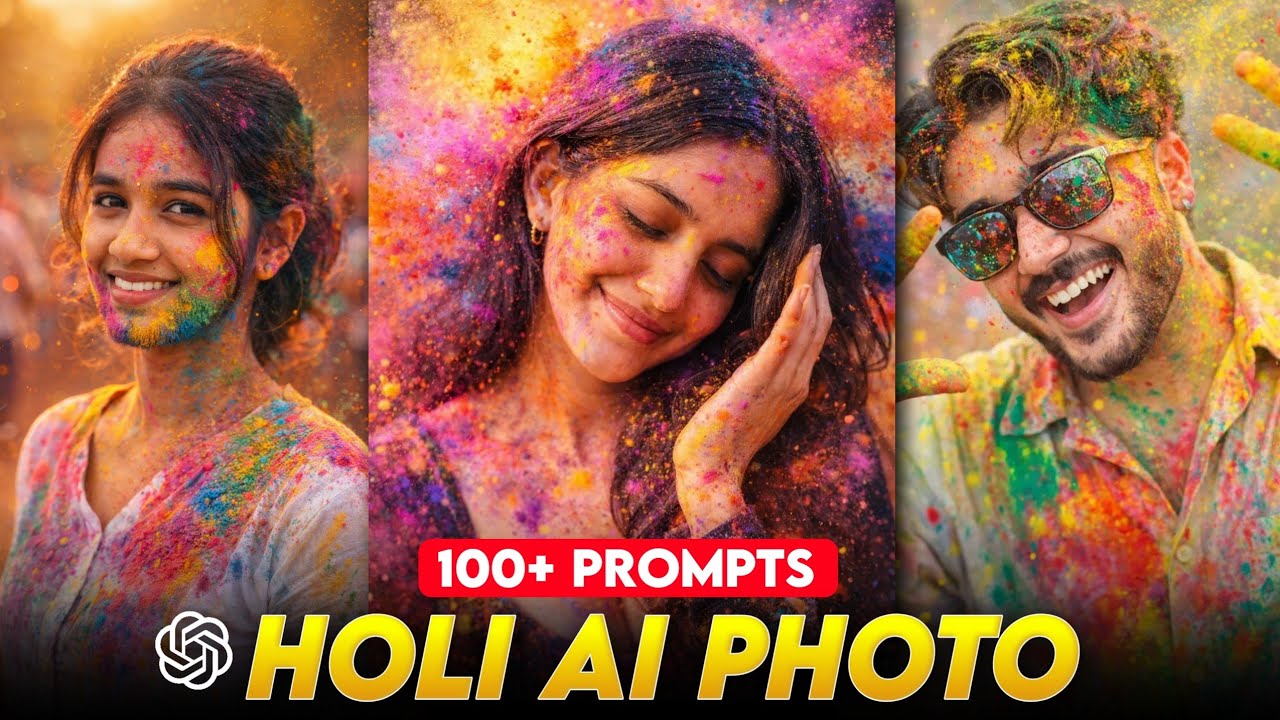 Holi Ai Photo Editing 2026 🔥 | Holi Trending Ai Photo Edit Kaise Kare | (Chatgpt )