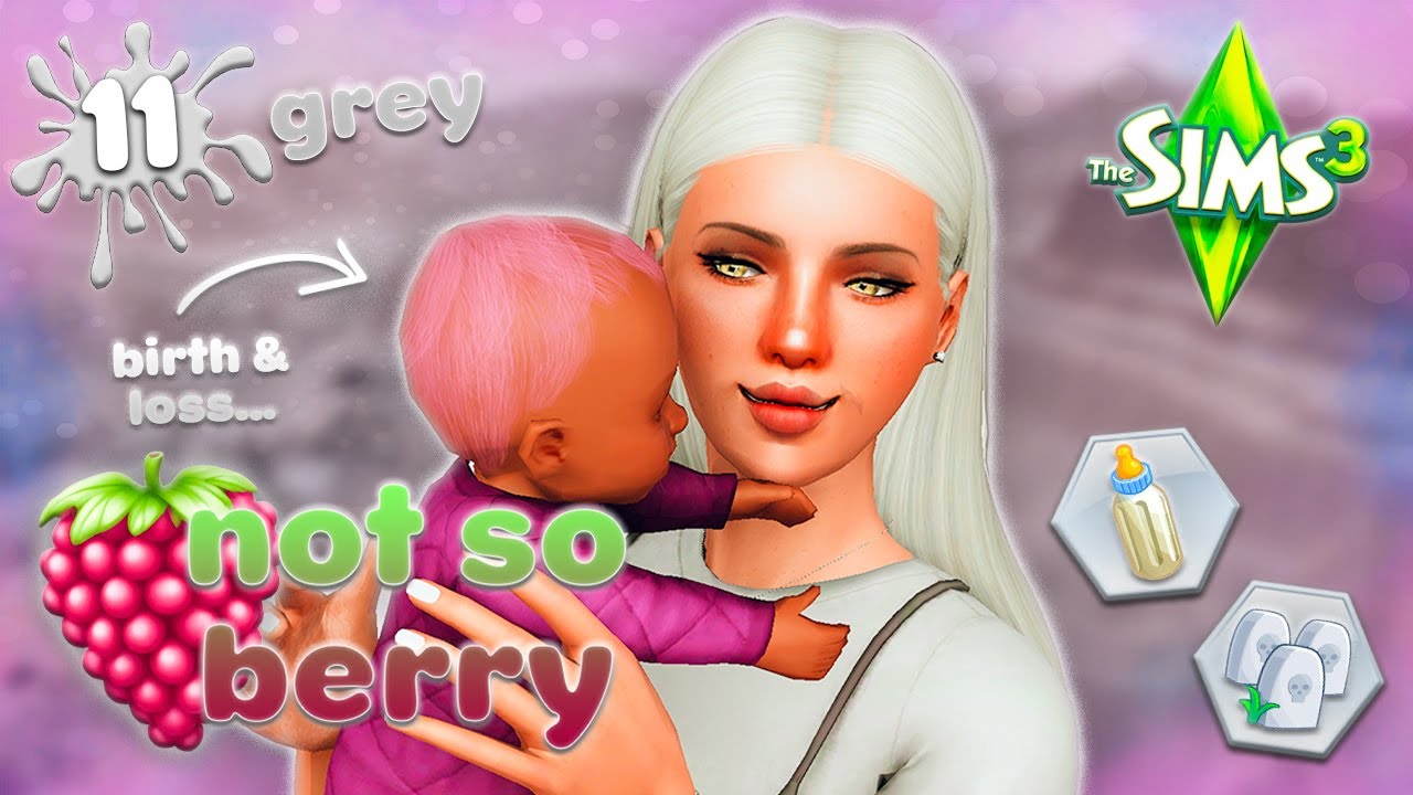 Новый РЕБЕНОК и СМЕРТЬ?! 🩶 | серый #11 | The Sims 3: испытание 
