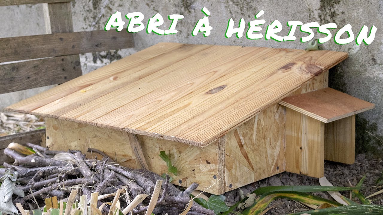 Fabriquer un abri à Hérisson