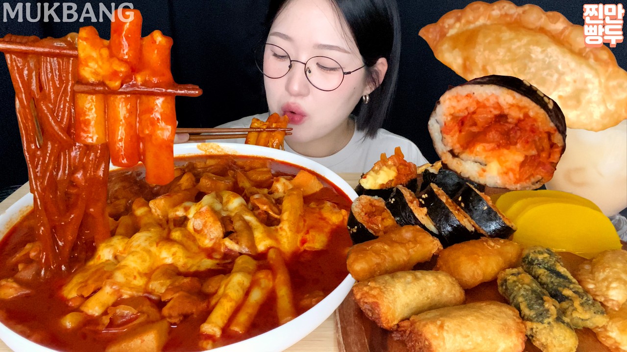 🔥Spicy Chicken Tteokbokki | KOREANFOOD MUKBANG ASMR