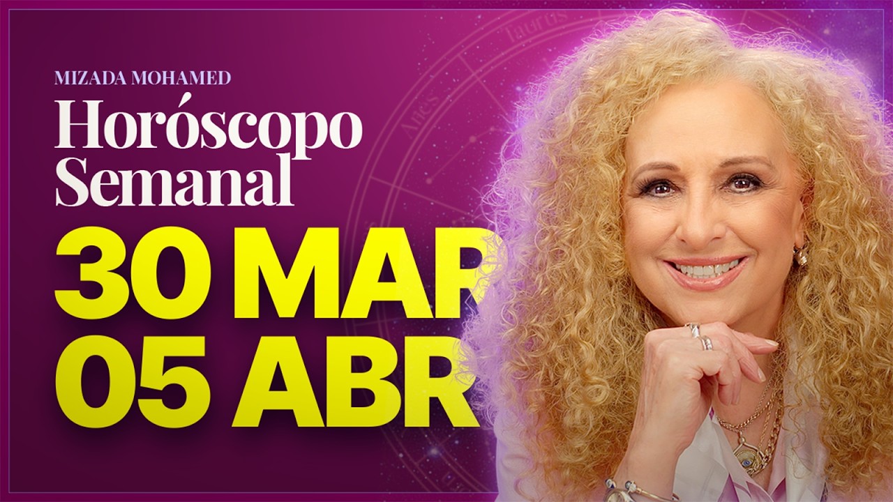 Hor&oacute;scopo Semanal de Mizada Mohamed. 30 Marzo al 5 Abril 2026. Venus en Tauro y Luna Llena en Libra.