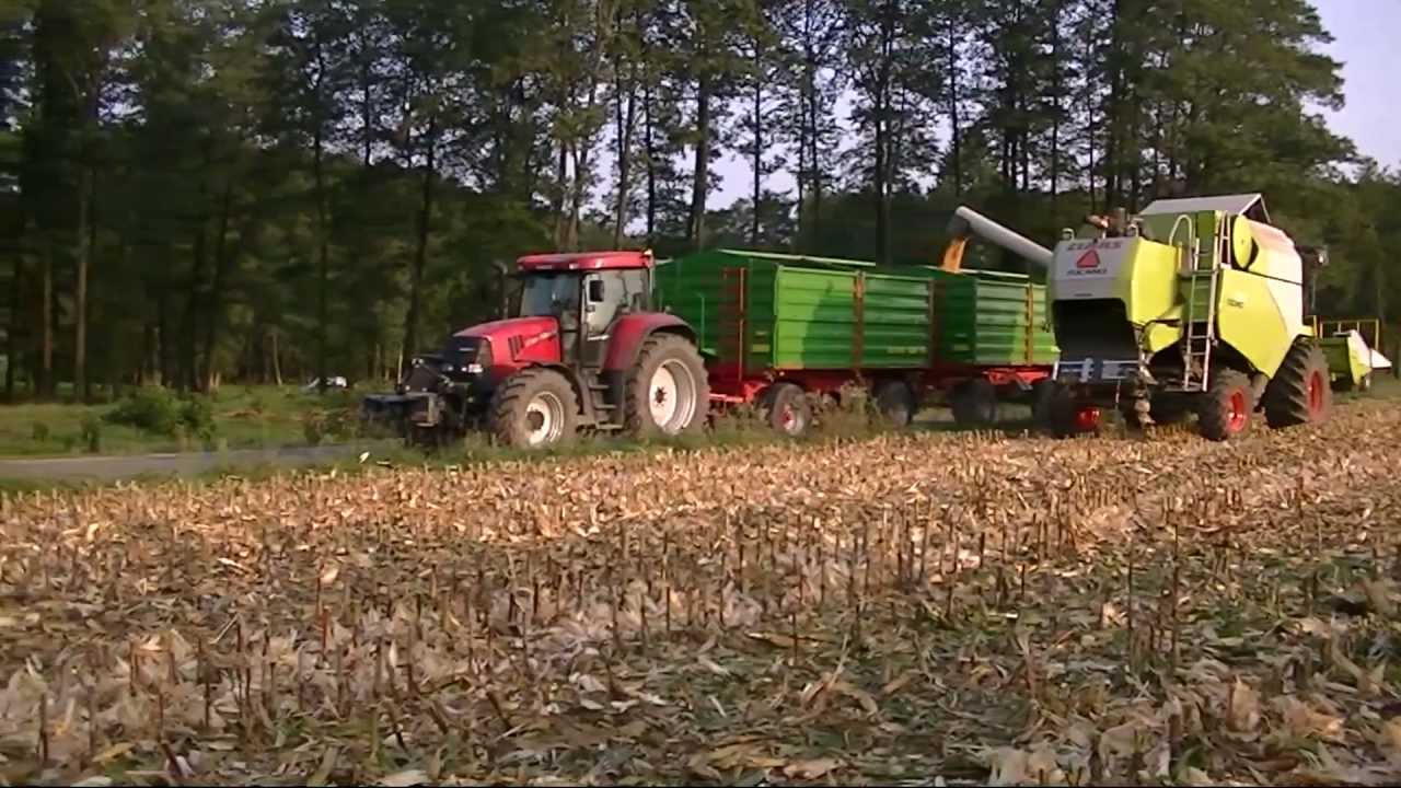 Kukurydziane Żniwa 2012 II Claas Tucano 320 Case Pronar Lemken