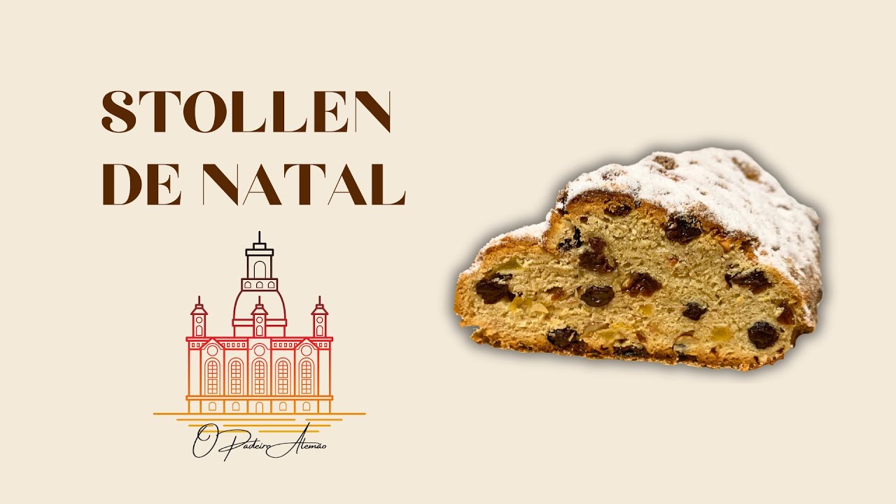 STOLLEN - PÃO DE NATAL ALEMÃO