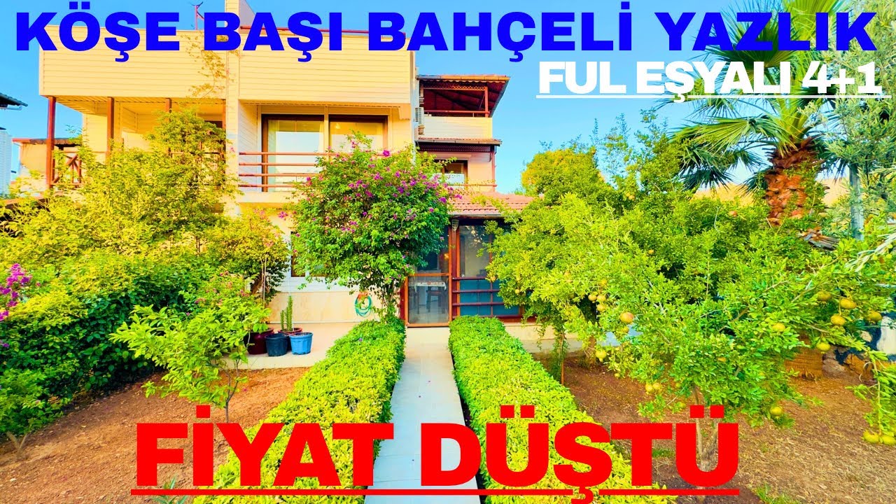 ‼️FİYAT DÜŞTÜ‼️ AKBÜK MERKEZDE KÖŞ KONUMDA EŞYALI MASRAFSIZ YAZLIK📌📌8.650.000 TL 