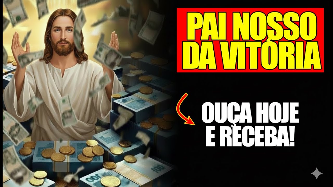 🔥💰 SÓ HOJE! Ouça o PAI NOSSO da VITÓRIA - SÓ FUNCIONA HOJE - Muito DINHEIRO HOJE