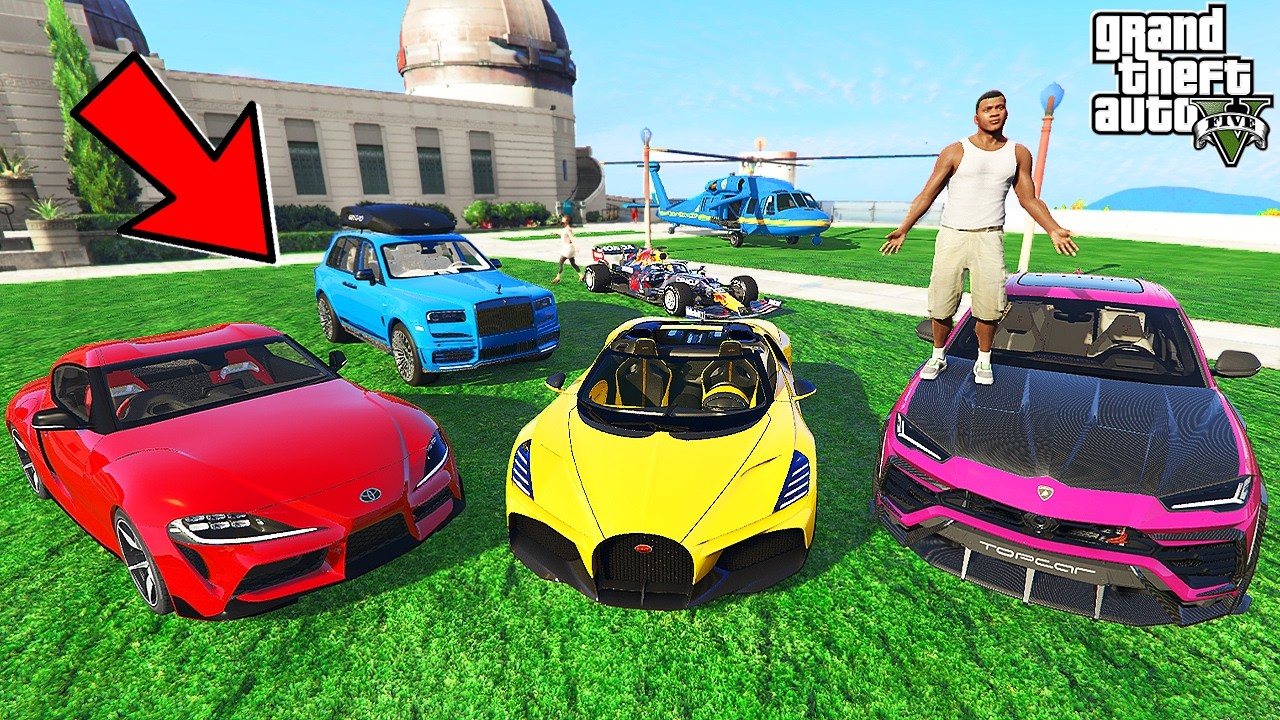 Franklin Collecting EVERY LUXURY SUPERCAR in GTA 5!