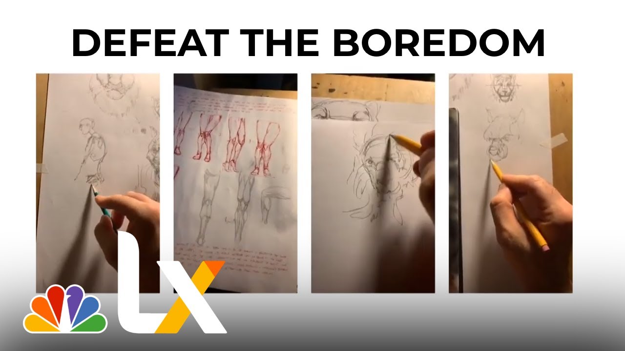 Comic Book Artist Helps People Fight Quarantine Boredom  | NBCLX